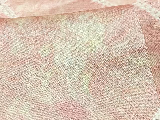 平和屋着物■上質な小紋 絞り 霞文 正絹 逸品 CABF4961xe