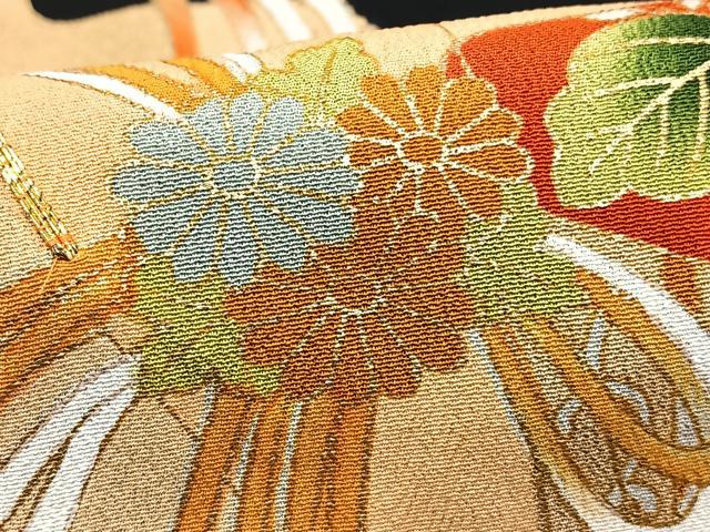 平和屋着物■豪華黒留袖　刺繍　鳳凰御所車文　金彩　正絹　逸品　CABF4976xe