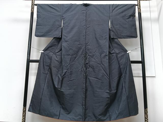 平和屋着物■本場大島紬　80亀甲　総詰め　正絹　逸品　CABF4984xe
