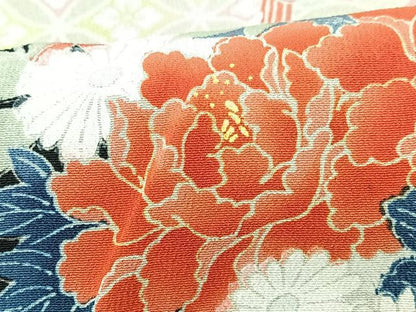 平和屋着物■豪華黒留袖　花車文　金彩　正絹　逸品　CABF4992xe