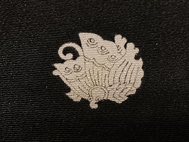 平和屋着物■豪華黒留袖 作家物 双鶴菱文 金彩 正絹 逸品 CABF5014xe