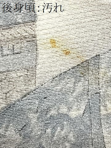 平和屋着物■上質な小紋 風景文 正絹 逸品 CABF5016xe