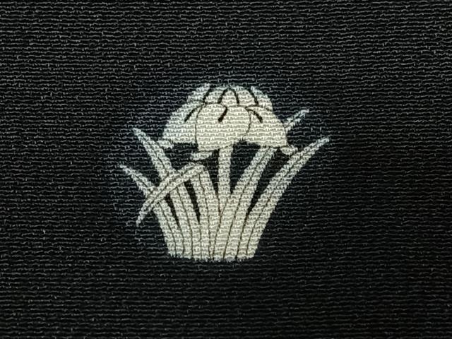平和屋着物■豪華黒留袖 刺繍 花鳥文 金銀彩 正絹 逸品 CABF5027xe