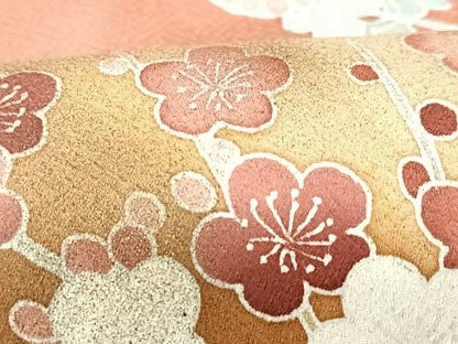 平和屋着物■訪問着 地紙枝垂れ花鳥文 金彩 正絹 逸品 CABF5030xe