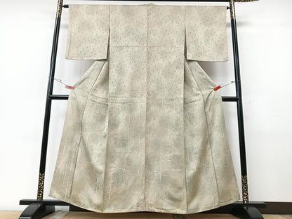 平和屋着物■上質な小紋 樹林文 暈し染め 正絹 逸品 CABF5052xe