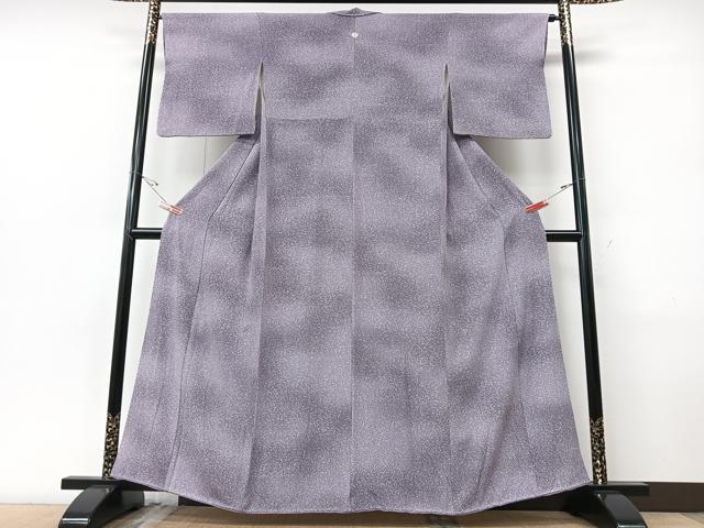 平和屋着物●小紋　霰文　暈し染め　洗える着物　CABC7115yc 平和屋着物＊夏物 小紋 紗 草花文 洗える着物 未使用 AABD8973jd