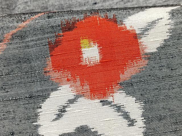 平和屋着物■上質な紬 舞花文 正絹 逸品 CABF5068xe