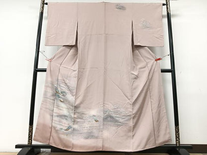 平和屋着物■訪問着 風景文 金彩 正絹 逸品 CABF5069xe