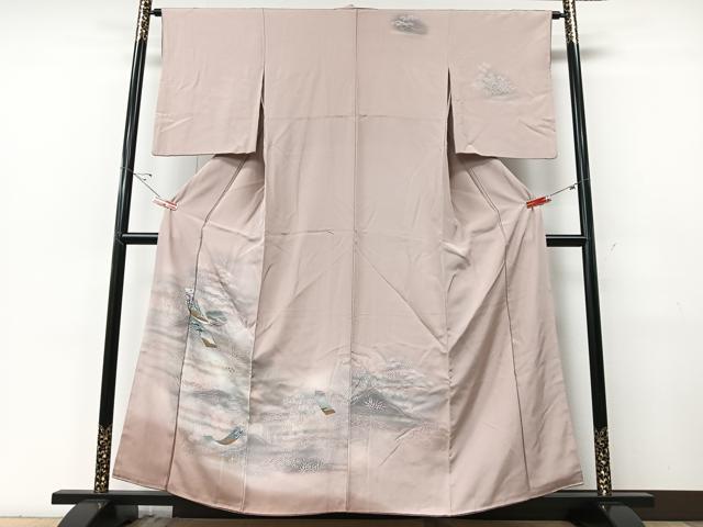 平和屋着物■訪問着 風景文 金彩 正絹 逸品 CABF5069xe