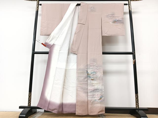 平和屋着物■訪問着 風景文 金彩 正絹 逸品 CABF5069xe