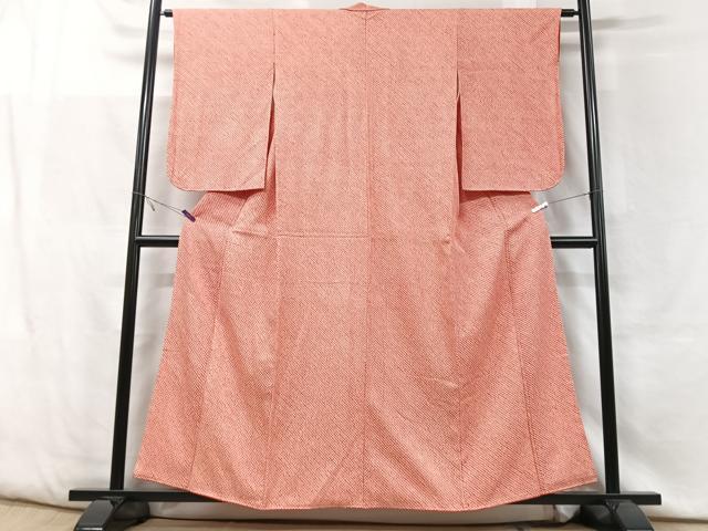平和屋着物■上質な小紋 総絞り 正絹 逸品 CABF5083xe