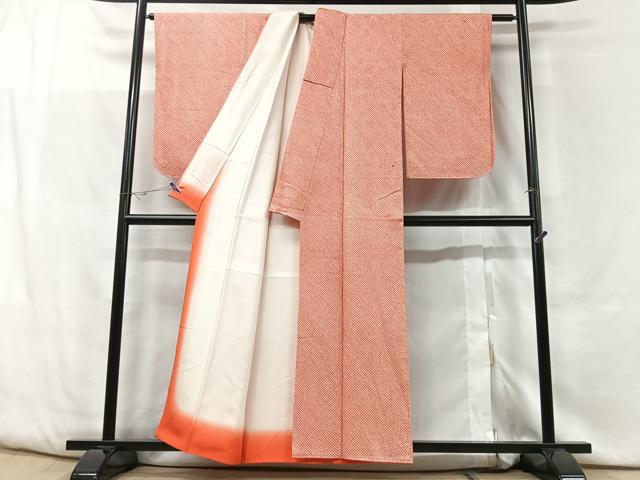 平和屋着物■上質な小紋 総絞り 正絹 逸品 CABF5083xe