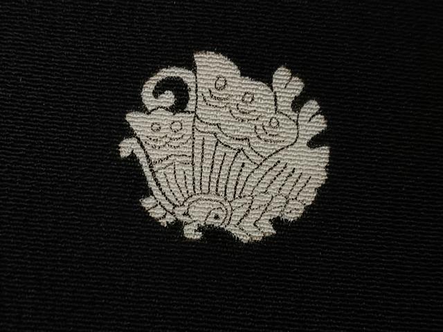 平和屋着物■豪華黒留袖 鴛鴦浜松文 正絹 逸品 CABF5092xe