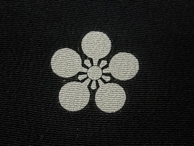 平和屋着物■豪華黒留袖 地紙御所車花文 正絹 逸品 CABF5094xe