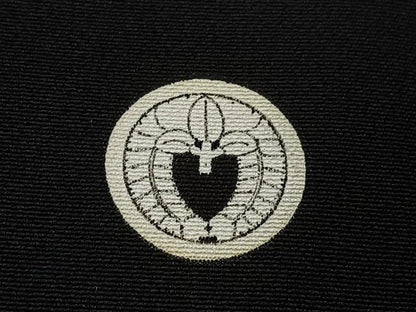 平和屋着物■豪華黒留袖 鏡裏飛鶴花文 暈し染め 金彩 正絹 逸品 CABF5111xe