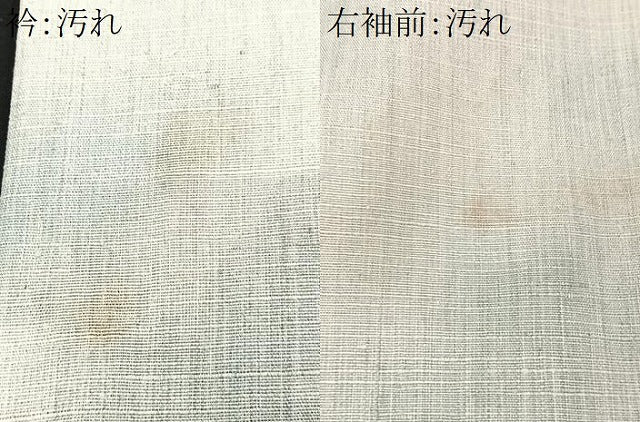 平和屋着物■訪問着　紬地　手描き　風景文　正絹　逸品　CABF5118xe
