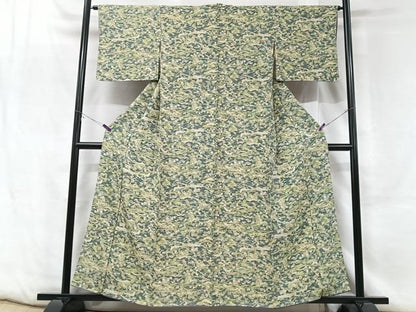 平和屋着物■上質な小紋　風景文　正絹　逸品　CABF5132xe