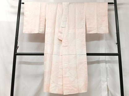 平和屋着物■長襦袢　無双仕立て　花丸地紋　暈し染め　正絹　逸品　CABF5152xe
