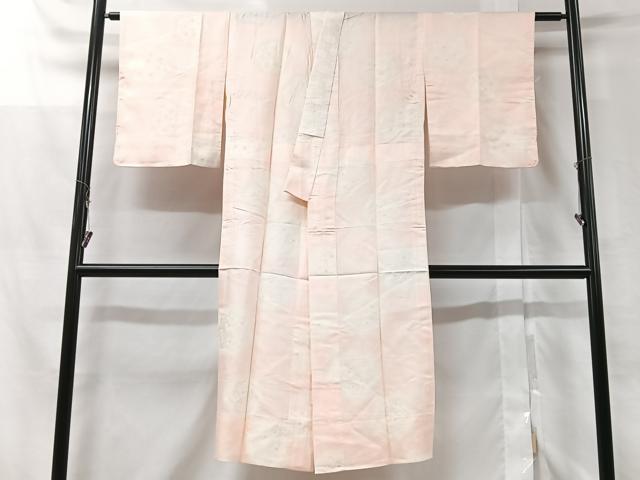 平和屋着物■長襦袢　無双仕立て　花丸地紋　暈し染め　正絹　逸品　CABF5152xe