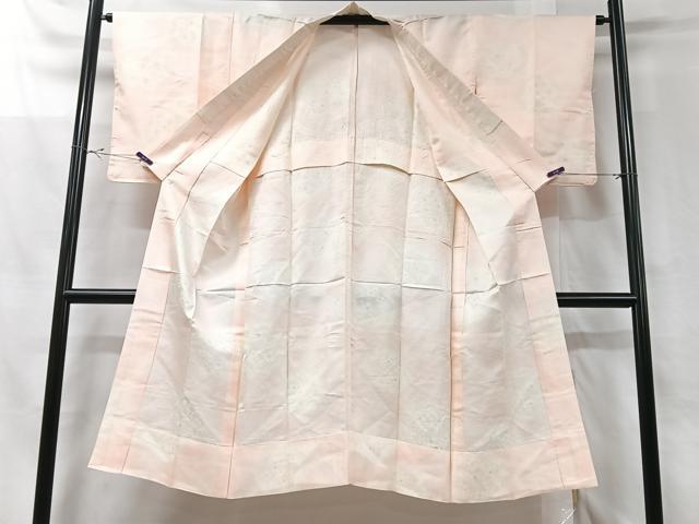 平和屋着物■長襦袢　無双仕立て　花丸地紋　暈し染め　正絹　逸品　CABF5152xe