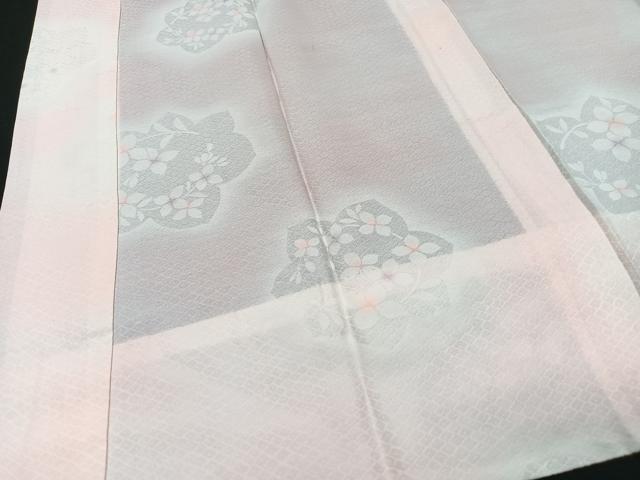 平和屋着物■長襦袢　無双仕立て　花丸地紋　暈し染め　正絹　逸品　CABF5152xe