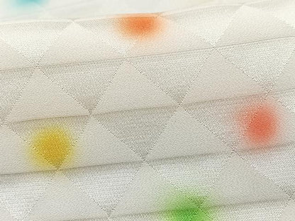 平和屋着物■長襦袢 袷 水玉 暈し染め 正絹 逸品 CABF5155xe