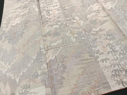 平和屋着物■上質な紬　樹林文　正絹　逸品　CABF5163xe
