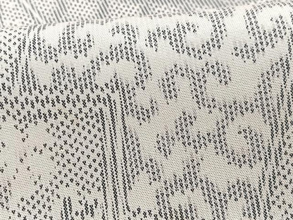 平和屋着物■上質な紬　色紙更紗花文　正絹　逸品　CABF5165xe