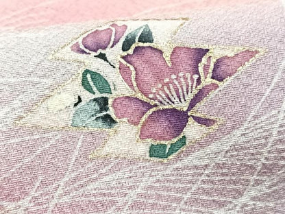 平和屋着物■訪問着　舞花文　暈し染め　金彩　正絹　逸品　CABF5173xe