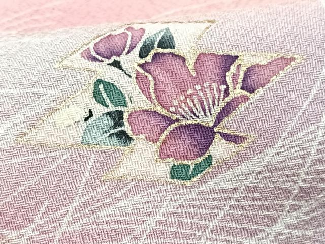 平和屋着物■訪問着　舞花文　暈し染め　金彩　正絹　逸品　CABF5173xe