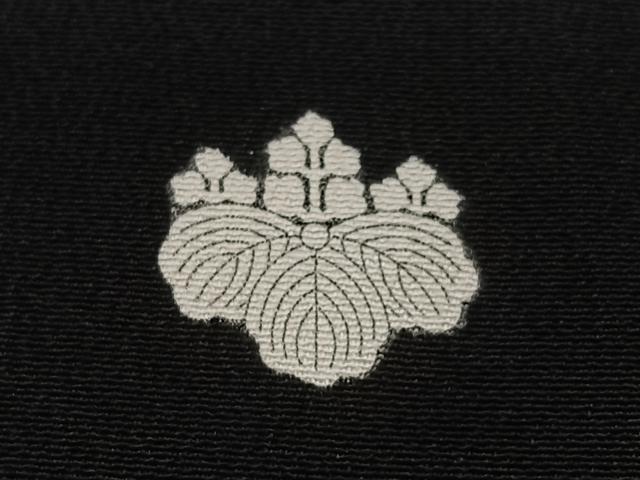 平和屋着物■豪華黒留袖 駒刺繍 扇面吉祥花鳥文 金彩 正絹 逸品 CABF5176xe