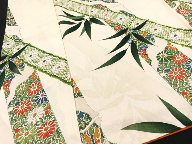 平和屋着物▽上質な小紋　単衣　笹竹風景文　正絹　逸品　未使用　DAAS0218az 平和屋着物□上質な小紋 笹竹花文 正絹 逸品 CABF5178xe - メルカリ