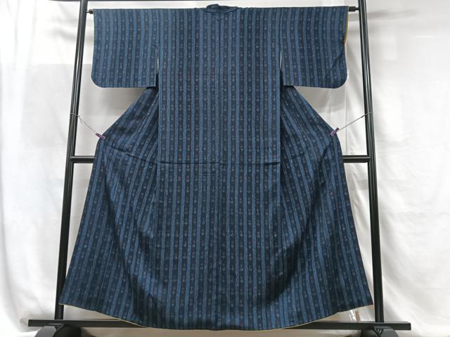 平和屋着物■小紋　花間道　洗える着物　CABF5194xe