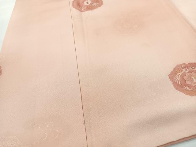 平和屋着物■上質な小紋　地紋起こし　鏡裏花文　暈し染め　正絹　逸品　CABF5199xe