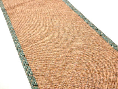 平和屋着物●全通柄袋帯　組織　霞文　正絹　逸品　CABF5210hy