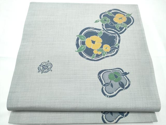 平和屋着物●六通柄袋帯　舞花文　正絹　逸品　CABF5226hy