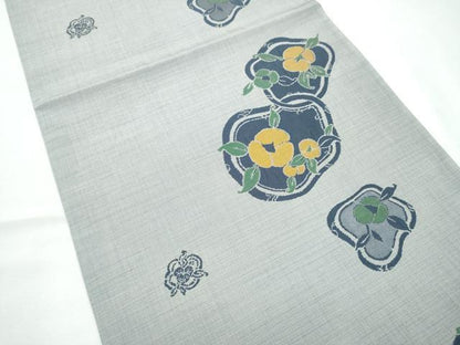 平和屋着物●六通柄袋帯　舞花文　正絹　逸品　CABF5226hy