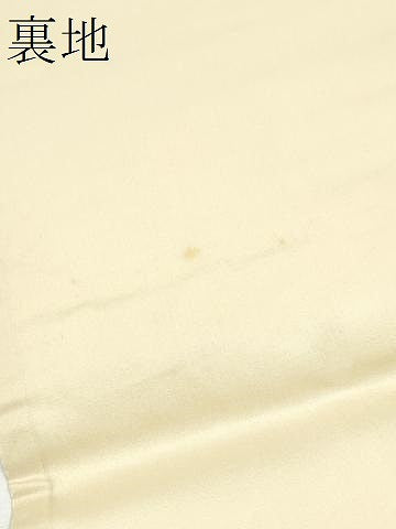 平和屋着物●六通柄袋帯　唐織　名物裂縞取文　金糸　正絹　逸品　CABF5227hy