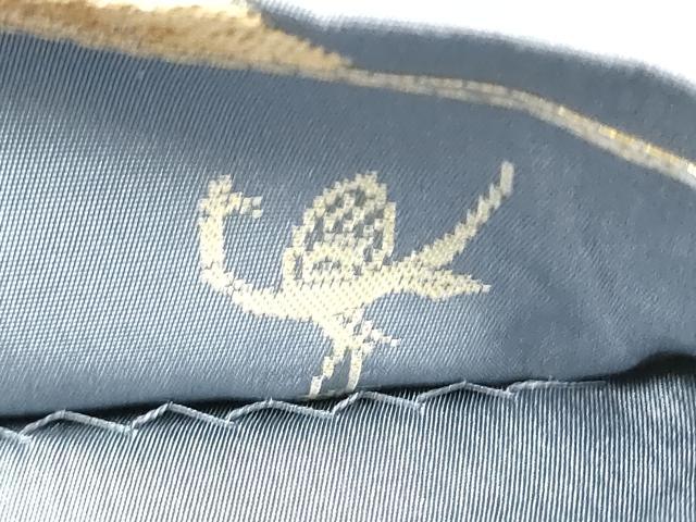 平和屋着物●西陣　白綾苑大庭 　六通柄袋帯　唐織　正倉院花文　金糸　正絹　逸品　CABF5244hy