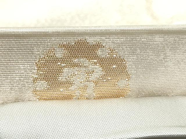 平和屋着物●ジャパンオートクチュール　渡辺雪三郎　六通柄袋帯　雪輪文　金銀糸　正絹　逸品　CABF5247hy