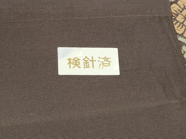 平和屋着物●西陣　とみや織物謹製　とみや帯　両面　六通柄袋帯　立涌花文　証紙付き　正絹　逸品　CABF5263hy