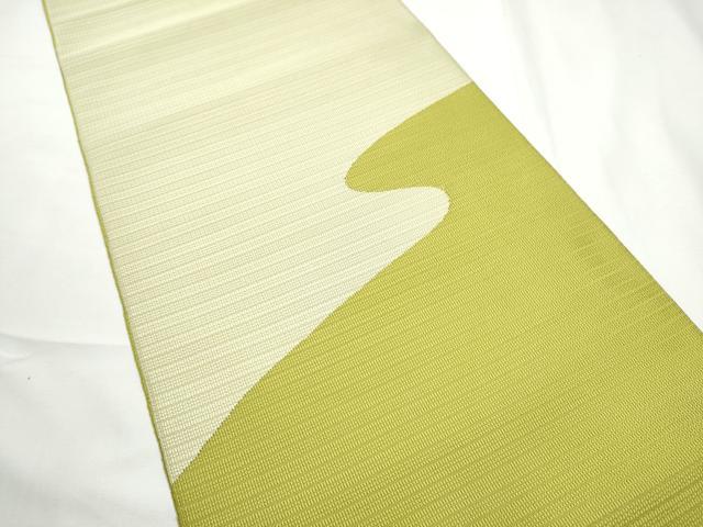 平和屋着物●八寸名古屋帯　すくい織　流水文　正絹　逸品　CABF5294hy 平和屋着物○八寸名古屋帯 すくい織 流水文 正絹 逸品 CABF5294hyの