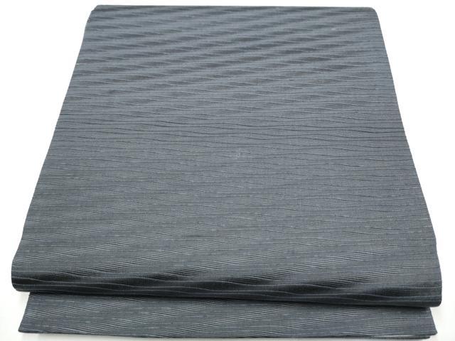 平和屋着物●両面　六通柄袋帯　横段霞文　正絹　逸品　CABF5323hy
