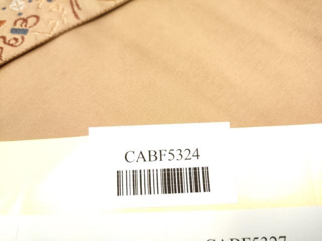 平和屋着物●六通柄袋帯　唐織　貝合わせ宝尽くし花文　金糸　正絹　逸品　CABF5324hy