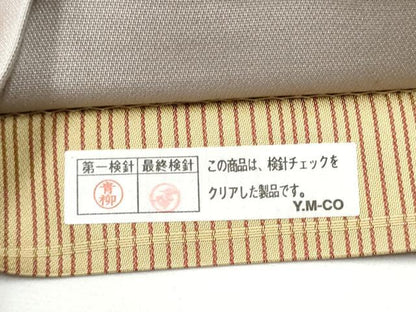 平和屋着物●六通柄袋帯　作家物　鹿の子文　正絹　逸品　CABF5331hy