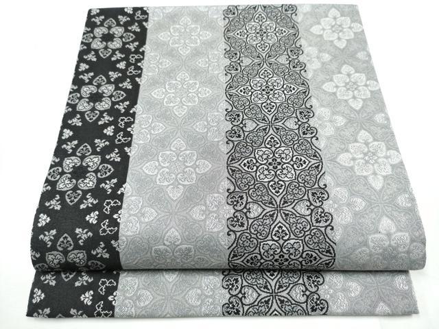 平和屋着物●西陣　小池織物謹製　全通柄袋帯　七宝花間道　証紙付き　正絹　逸品　CABF5338hy 平和屋着物○西陣 小池織物謹製 全通柄袋帯 七宝花間道 証紙付き 正絹