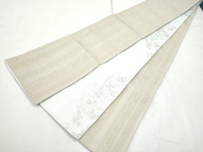 平和屋着物●こむさでもーど・COMME CA DU MODE　両面　半幅帯　草花間道　CABF5352hy