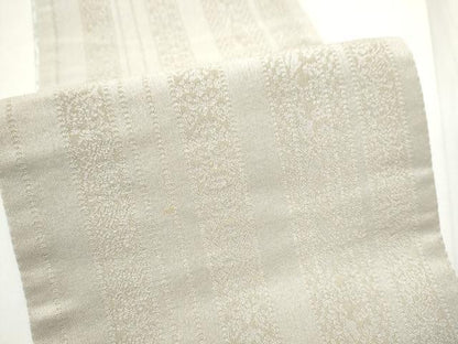 平和屋着物●こむさでもーど・COMME CA DU MODE　両面　半幅帯　草花間道　CABF5352hy