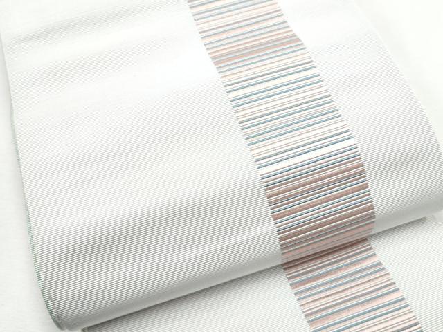 平和屋着物●本場筑前博多織　半幅帯　正絹　逸品　吉祥間道　CABF5362hy 平和屋着物○本場筑前博多織 半幅帯 正絹 逸品 吉祥間道 CABF5362hy