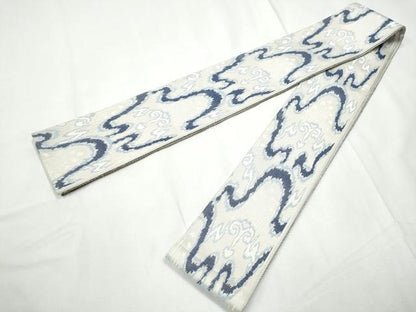 平和屋着物●男性　京の名門・菱屋六右ェ門　角帯　太子間道　正絹　逸品　CABF5368hy